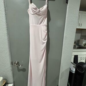 Lucy in the Sky Strapless Light Pink Dress